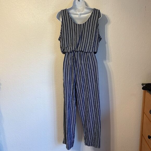 Vineyard Vines Striped Drawsting Jumpsuit XL - Picture 6 of 6